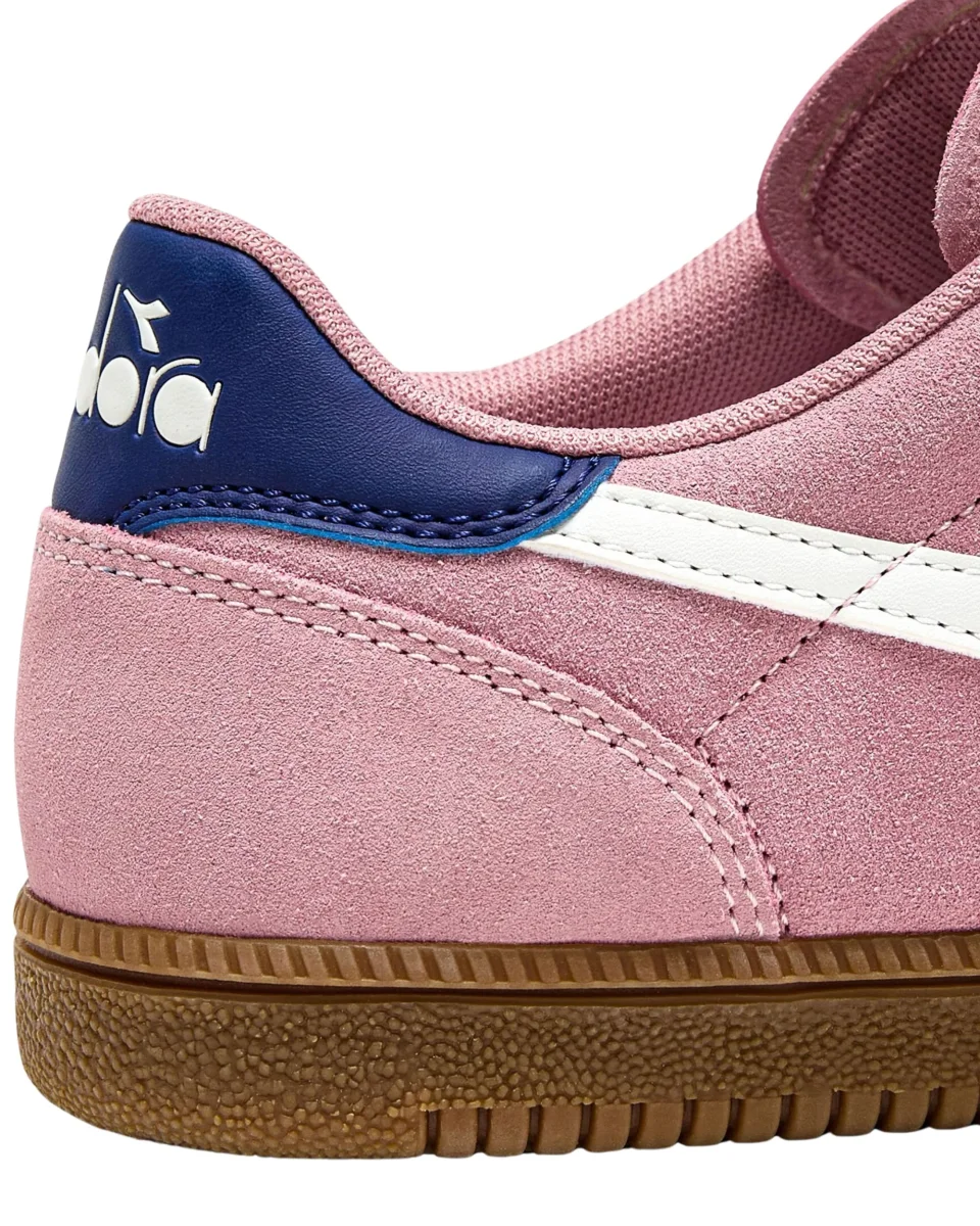 Diadora Sneaker Casual Tomaia In Pelle Rosa Unisex - immagine 6