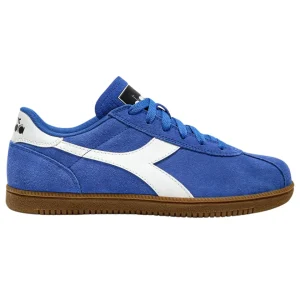 Diadora Sneaker Casual Tomaia In Pelle Blu Unisex