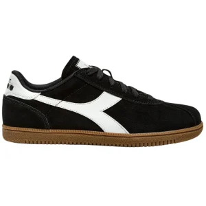 Diadora Sneaker Casual Tomaia In Pelle Nero Unisex