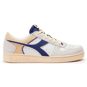 Diadora Magic Basket Low Suede Leather Bianco Unisex