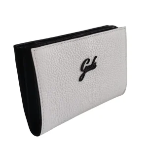 Gabs Zip Porta Monete Carte Banconote 14x10x2 Cm Bianco Donna