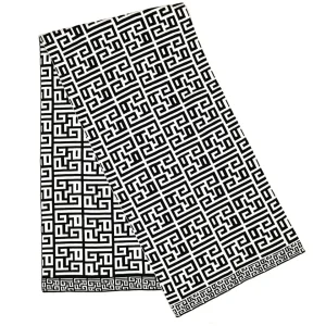 Gaelle Jacquard Fantasia Monogram Bianco Unisex