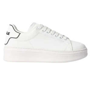 Gaelle Paris Scarpe Sneaker Addict in Pelle Bianco Donna