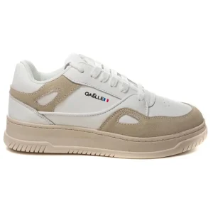 Gaelle Paris City In Action Sneaker Con Inserti Suede Bianco Donna