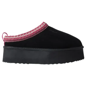 Gaelle Eskimo Sabot In Suede Nero Donna