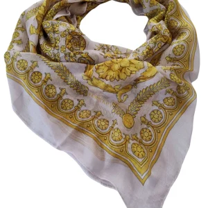 Versace Foulard Stola Pashmina Scialle Rosa Donna