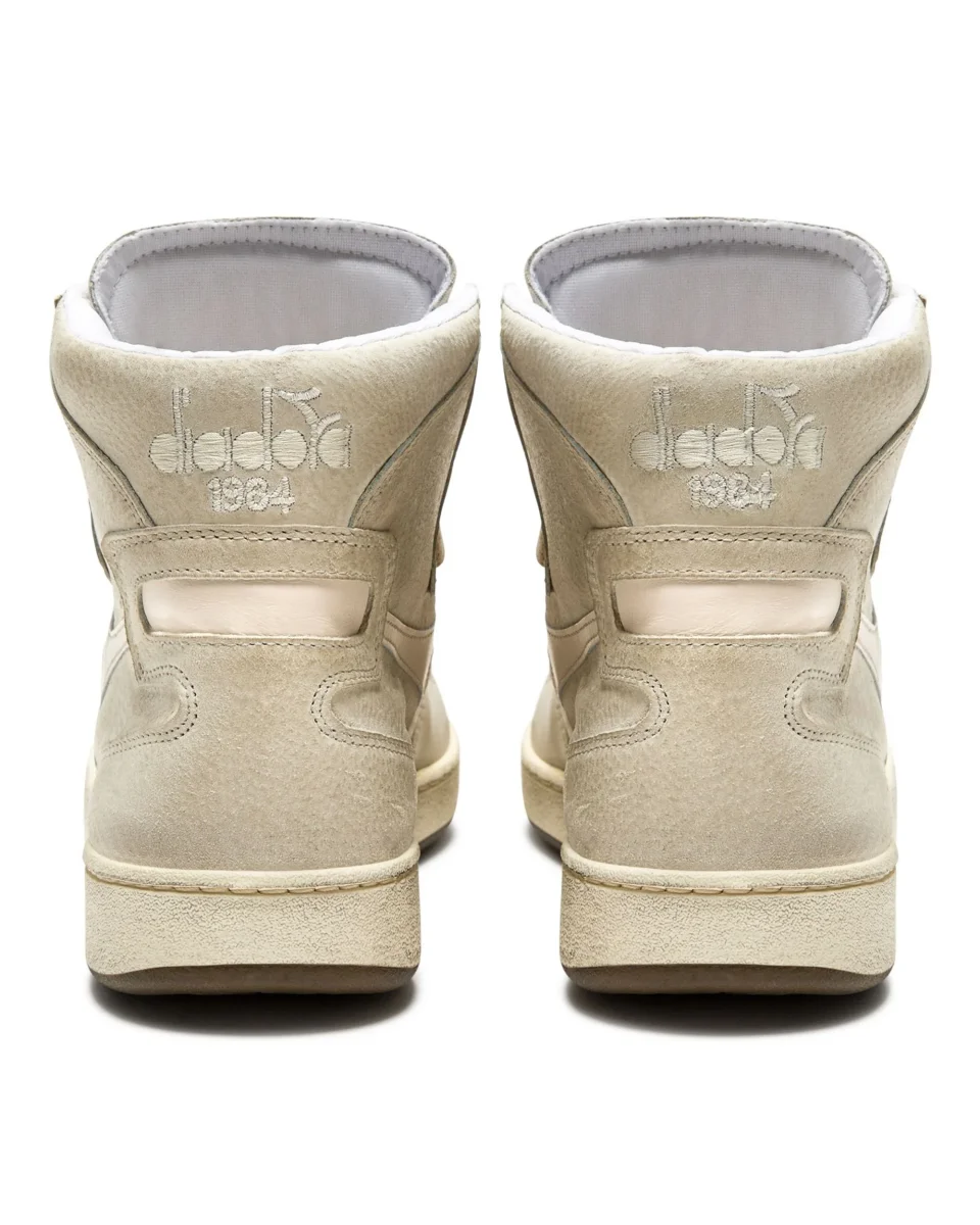 Diadora Heritage Pelle Premium Stone Wash Ceratura Naturale Beige Unisex - immagine 6