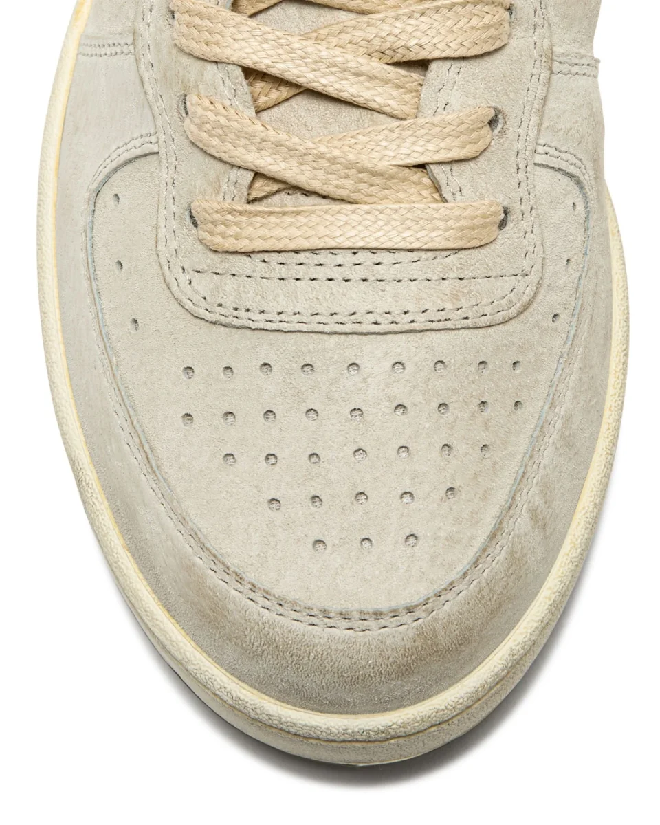 Diadora Heritage Pelle Premium Stone Wash Ceratura Naturale Beige Unisex - immagine 8