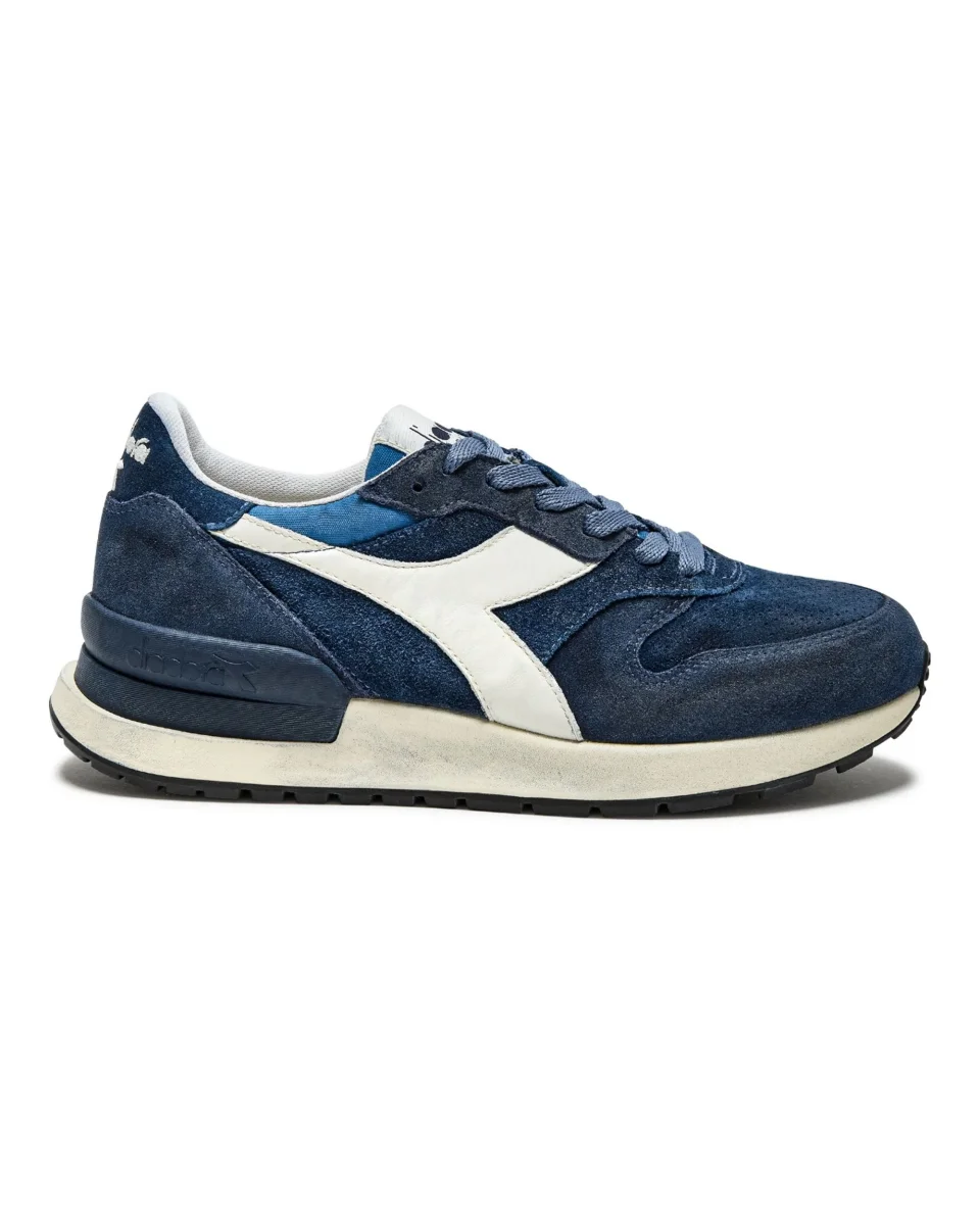 Diadora Heritage Sneaker Casual Tomaia In Suede Blu Uomo