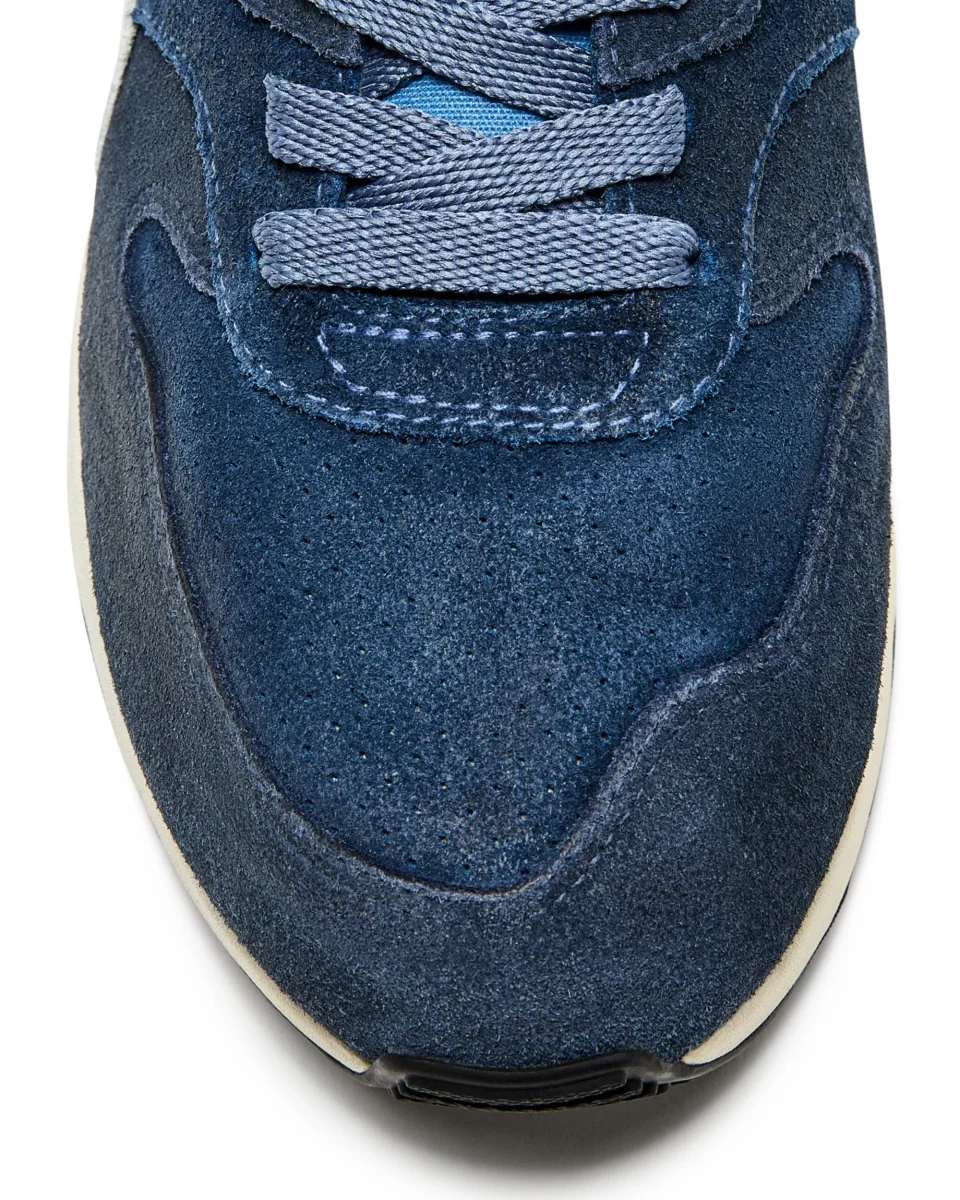 Diadora Heritage Sneaker Casual Tomaia In Suede Blu Uomo - immagine 6