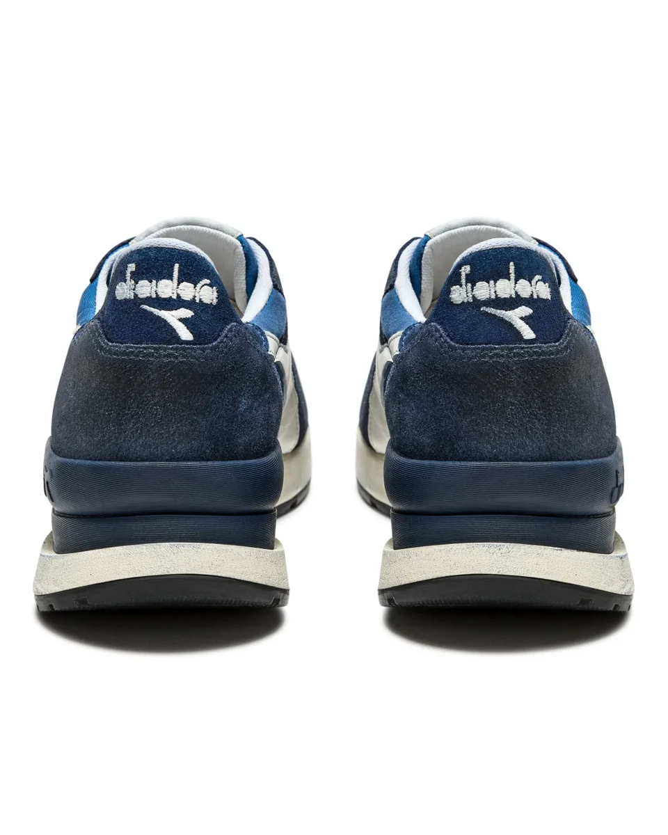 Diadora Heritage Sneaker Casual Tomaia In Suede Blu Uomo - immagine 7
