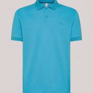 POLO UOMO STRETCH TURCHESE