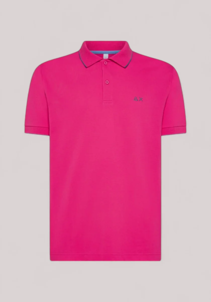 POLO UOMO STRETCH FUXIA