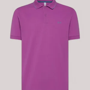 POLO UOMO STRETCH CICLAMINO