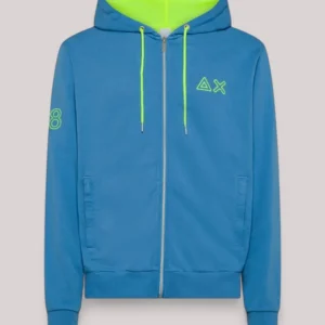 FELPA UOMO FLUO AVIO