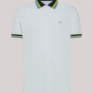 POLO UOMO MULTISTRIPES BIANCO