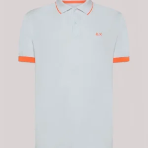 POLO UOMO SLUO SMALL STRIPE BIANCO