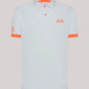 POLO UOMO FLUO BIANCO