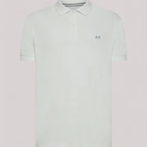 POLO UOMO MISTO LINO BIANCO PANNA