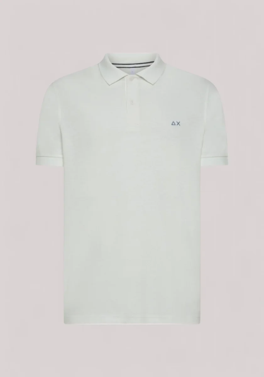 POLO UOMO MISTO LINO BIANCO PANNA