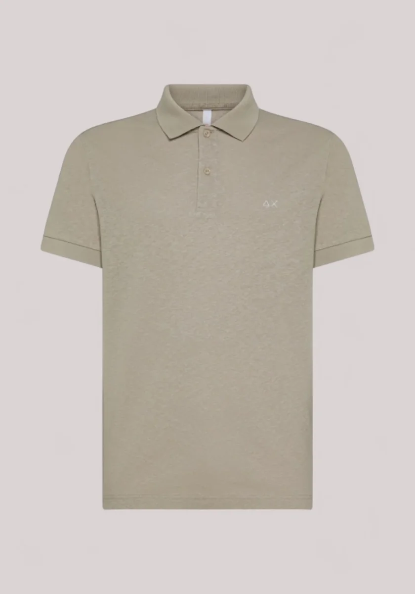 POLO UOMO MISTO LINO STONE