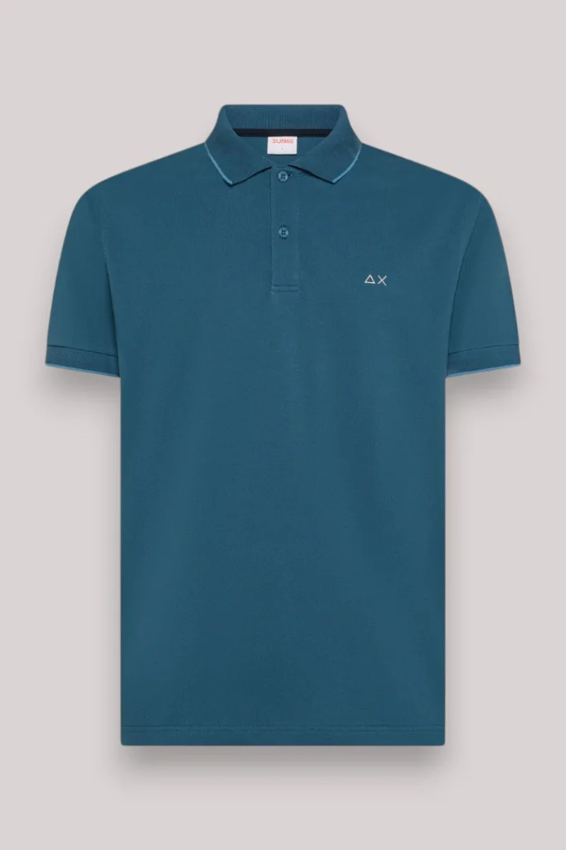 POLO UOMO SMALL STRIPE AVIO SCURO