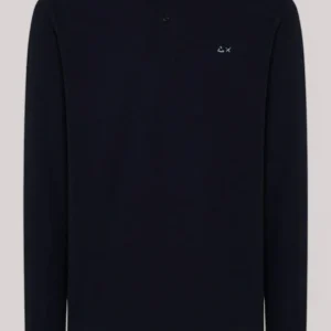 POLO UOMO CONTRAST ELBOW EL NERO