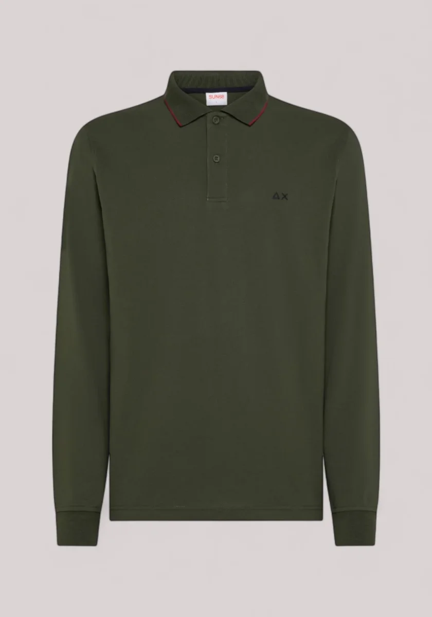 POLO UOMO MILITARE SCURO