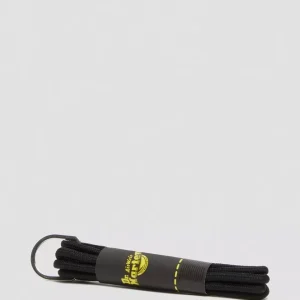 Dr. Martens Lacci a Nastro Rotondi 65cm - 3 Occhielli in Poliestere Nero Unisex