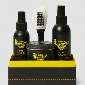 Dr. Martens Kit Premium Cura Scarpe Set Protect Cera+Spray+Deodorante+Spazzola AC775000