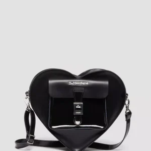 Dr. Martens Zaino Heart Black Kiev Patent Lamper Smooth Pelle Nero Unisex