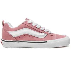 Vans Scarpa Knu Skool Tomaia in Pelle Scamosciata Rosa Prisma Donna
