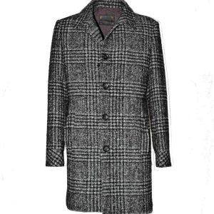 CAPPOTTO UOMO  IN MISTO LANA VERGINE - GRIGIO