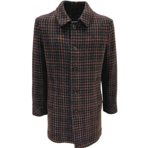 CAPPOTTO UOMO SLIM FIT IN MISTO LANA VERGINE  MARRONE - ALFREDO  18WPUALFSVHS