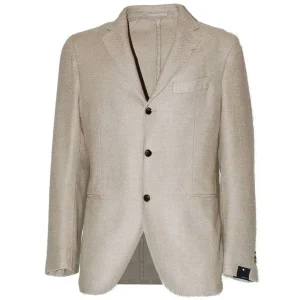 GIACCA UOMO PULL JACKET IN PURA LANA VERGINE - CAMMELLO  321AV-93