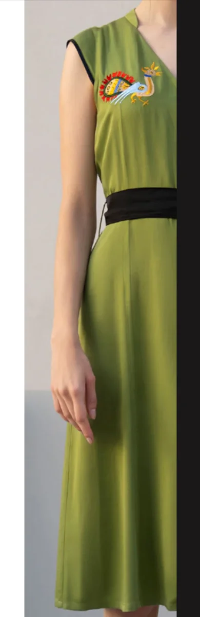 Abito bianco estivo PEACOCK - immagine 5