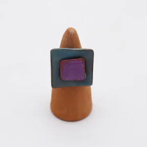Anello in ceramica QUADRATO 2