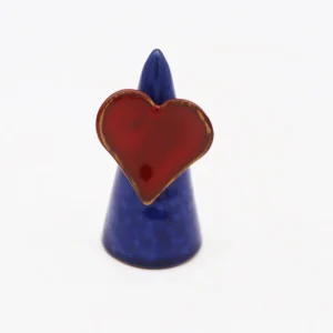 Anello in ceramica con CUORE