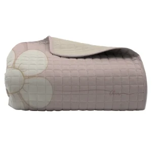 THUN Coperta trapunta Trapuntino Matrimoniale Elegance Grace Daisy Pink 250x250 cm B201041