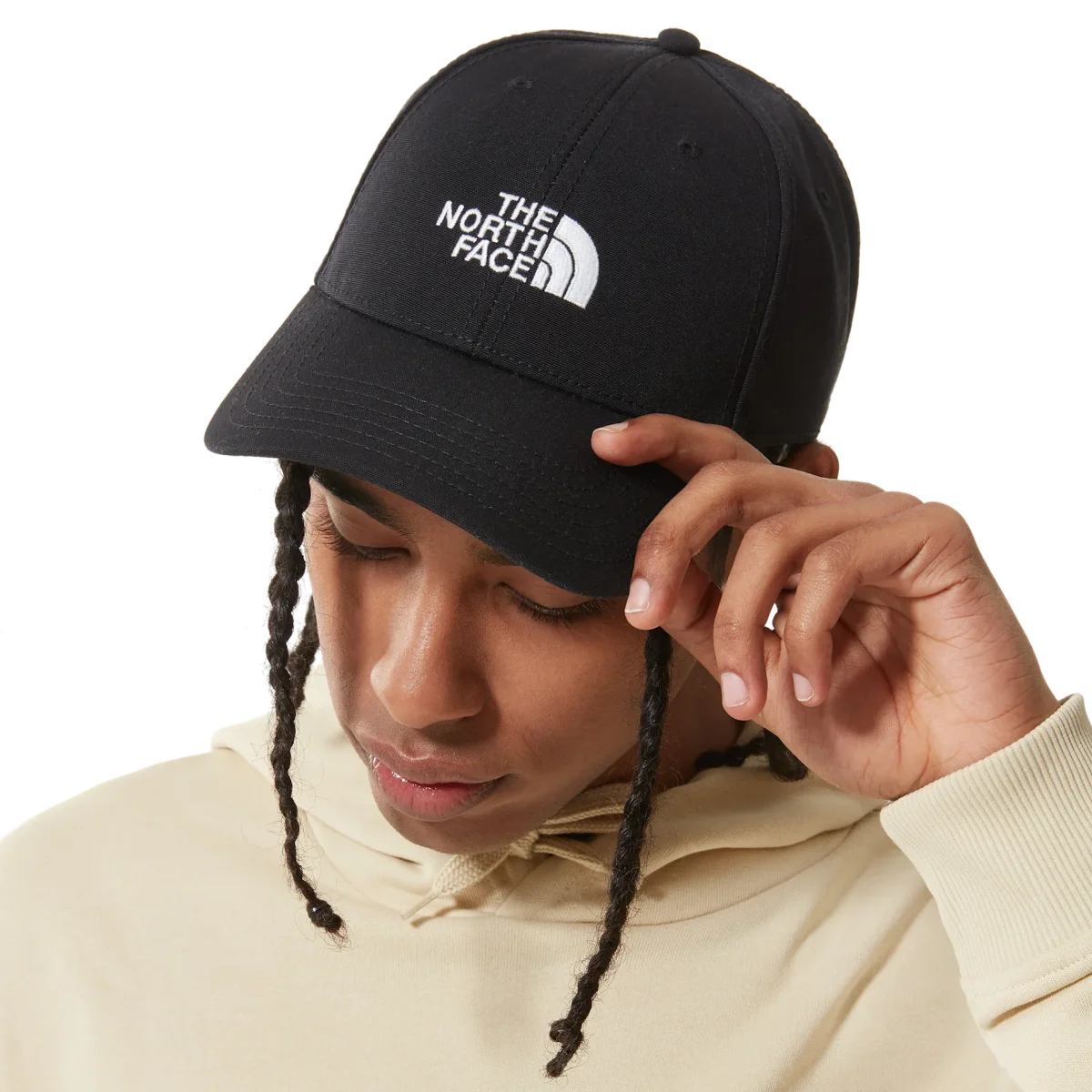 The North Face Cappello Baseball Classic '66 Poliestere Riciclato Nero Bianco - immagine 4