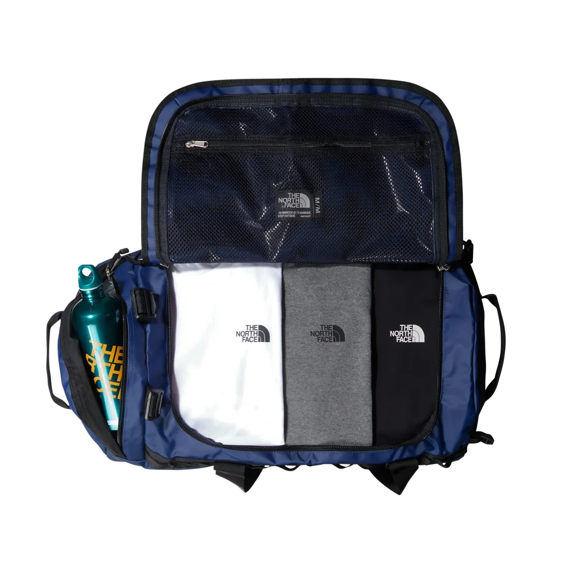 The North Face Borsone idrorepellente zaino Duffel Base Camp Voyager 71 litri M blu navy - immagine 6