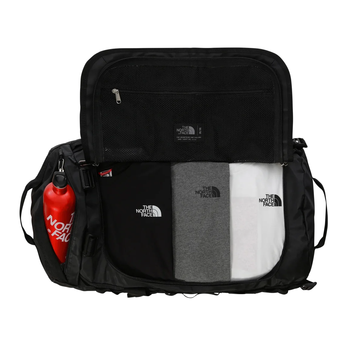The North Face Borsone idrorepellente zaino Duffel Base Camp Voyager 71 litri M nero - immagine 5