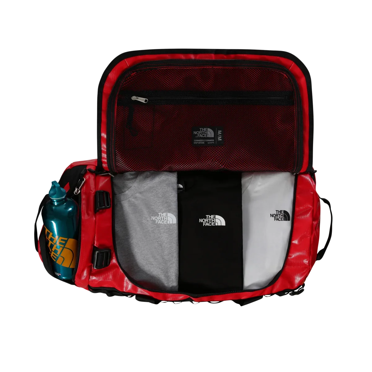 The North Face Borsone idrorepellente zaino Duffel Base Camp Voyager 71 litri M Rosso - immagine 6