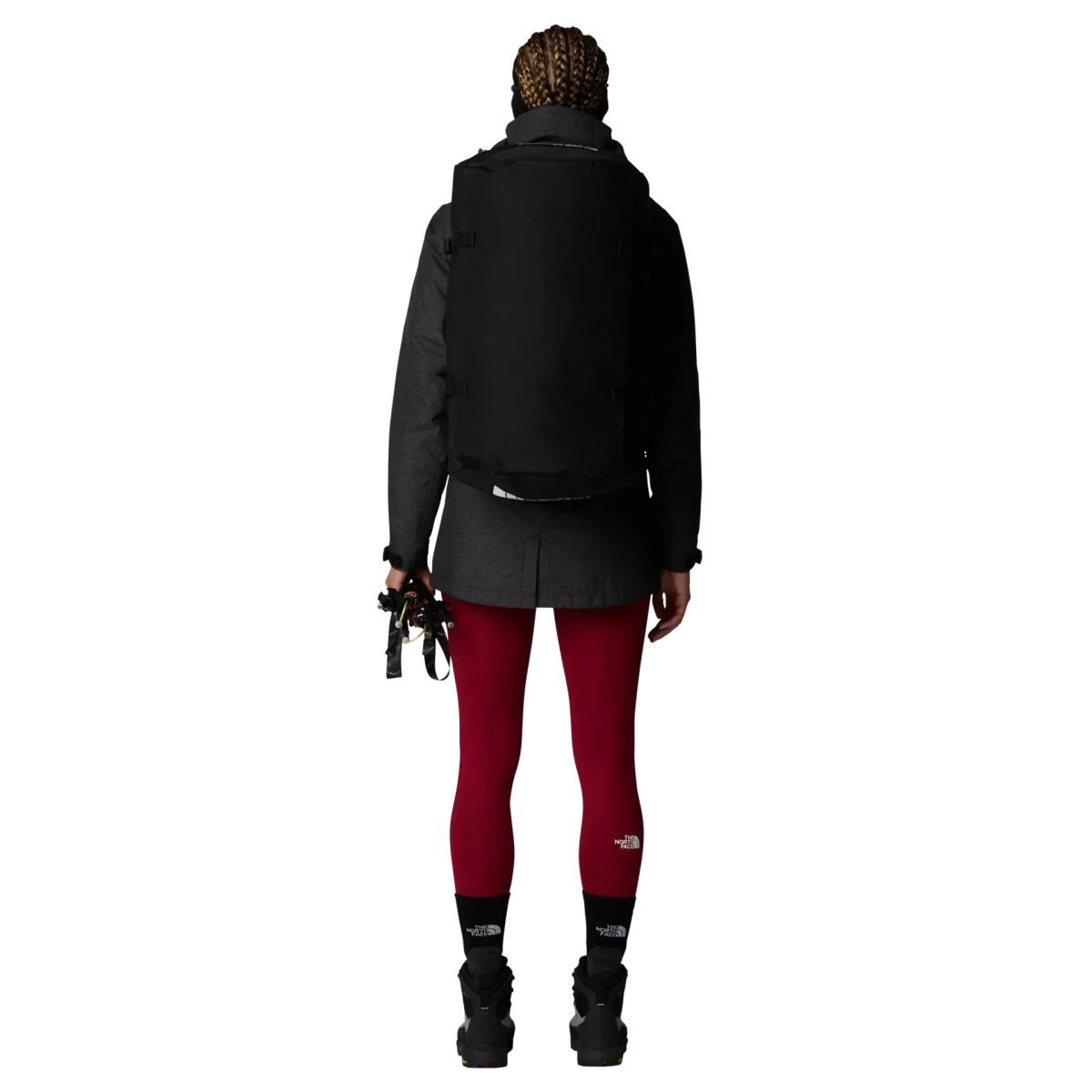 The North Face Borsone idrorepellente zaino Duffel Base Camp Voyager 50 litri S nero - immagine 9