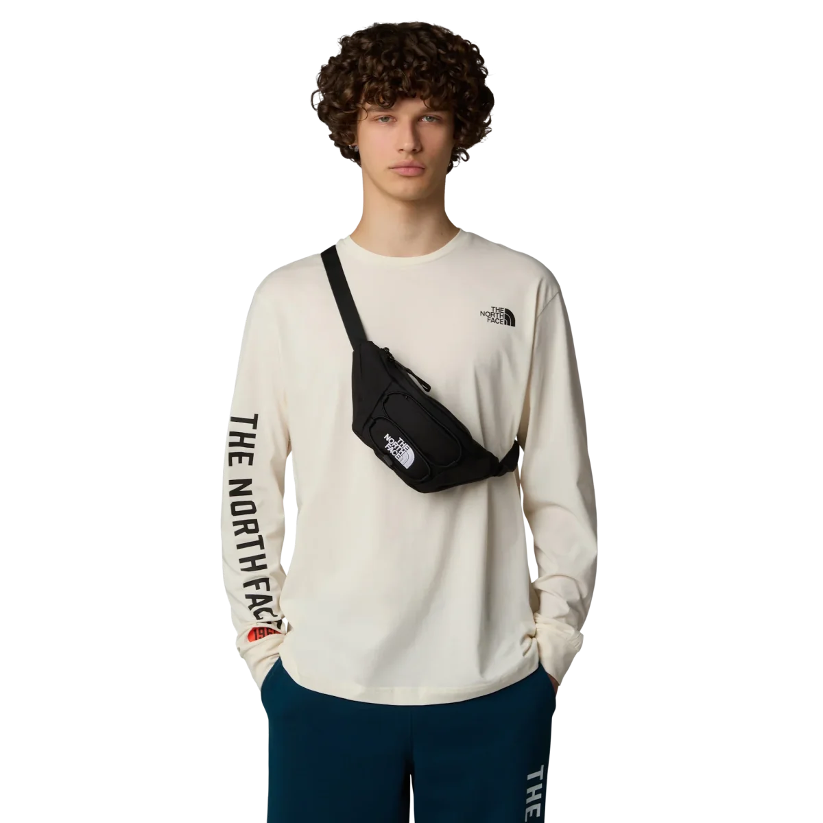 The North Face Marsupio Sportivo Jester Lumbar 2L in Poliestere Riciclato Nero - immagine 3