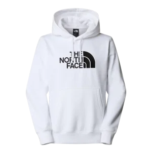 The North Face felpa con cappuccio Drew Peak uomo BIG LOGO bianco