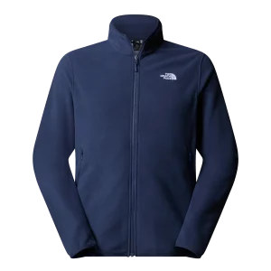 The North Face felpa Pile Glacier full zip uomo blu navy