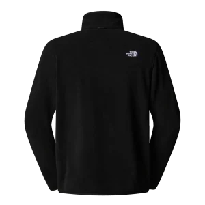 The North Face felpa Pile Glacier full zip uomo nero