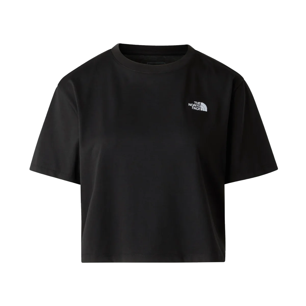 The North Face T-Shirt Donna Evolution Simple Dome Cropped Misto Cotone Nero