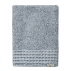 THUN Asciugamano Telo Doccia Iconic Elegance 90x140 cm Tinta Unita Blu B300336